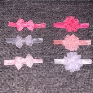 Baby Girl 6Pc Hair Bows